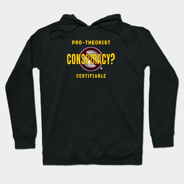 Conspiracy Certifiable Pro-Theorist Hoodie by The Witness